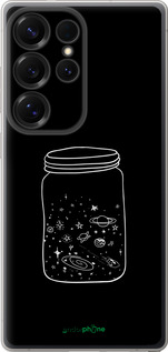 Силиконовый чехол Космос в банке для Samsung Galaxy S25 Ultra - 4297u-3805 изображение 