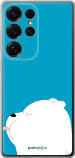 Силиконовый чехол Мишка 1 для Samsung Galaxy S25 Ultra - 4358u-3805 изображение 