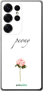 Силиконовый чехол Пион для Samsung Galaxy S25 Ultra - 4366u-3805 изображение 