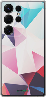 Силиконовый чехол Геометрия 3 для Samsung Galaxy S25 Ultra - 4415u-3805 изображение 