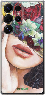 Силиконовый чехол Head Flower для Samsung Galaxy S25 Ultra - 4460u-3805 изображение 