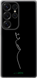 Силиконовый чехол Силуэт1 для Samsung Galaxy S25 Ultra - 4590u-3805 изображение 