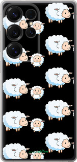 Силиконовый чехол Овечки1 для Samsung Galaxy S25 Ultra - 4637u-3805 изображение 