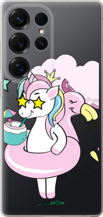 Силиконовый чехол Crown Unicorn для Samsung Galaxy S25 Ultra - 4660u-3805 изображение 