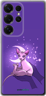 Силиконовый чехол Кот2 для Samsung Galaxy S25 Ultra - 4676u-3805 изображение 