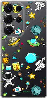 Силіконовий чехол Космос для Samsung Galaxy S25 Ultra - 4735u-3805 изображение 