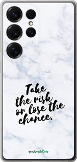 Силиконовый чехол Рискнуть или потерять шанс для Samsung Galaxy S25 Ultra - 4866u-3805 изображение 