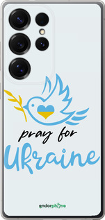 Силиконовый чехол Украина v2 для Samsung Galaxy S25 Ultra - 5230u-3805 изображение 