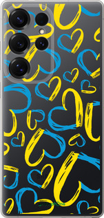 Силиконовый чехол Сердца UA для Samsung Galaxy S25 Ultra - 5292u-3805 изображение 