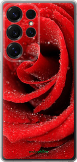 Силіконовий чехол Червона троянда для Samsung Galaxy S25 Ultra - 529u-3805 изображение 