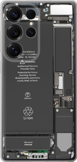 Силиконовый чехол Детали смартфона для Samsung Galaxy S25 Ultra - 5487u-3805 изображение 