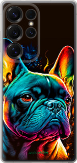 Силиконовый чехол Яркий бульдог для Samsung Galaxy S25 Ultra - 5547u-3805 изображение 