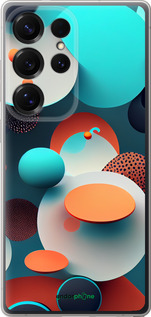 Силиконовый чехол Горошек абстракция для Samsung Galaxy S25 Ultra - 5608u-3805 изображение 