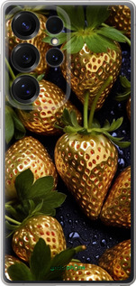 Силиконовый чехол Золотая клубника для Samsung Galaxy S25 Ultra - 5637u-3805 изображение 