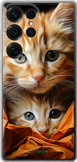 Силіконовий чехол Котики 2 для Samsung Galaxy S25 Ultra - 5664u-3805 изображение 