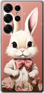 Силиконовый чехол Зайчик для Samsung Galaxy S25 Ultra - 5669u-3805 изображение 