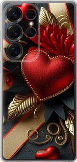 Силиконовый чехол Сердечки v2 для Samsung Galaxy S25 Ultra - 5832u-3805 изображение 