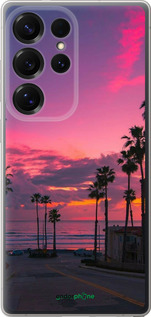 Силиконовый чехол Пальмы для Samsung Galaxy S25 Ultra - 5873u-3805 изображение 