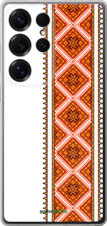 Силиконовый чехол Вышиванка 25 для Samsung Galaxy S25 Ultra - 593u-3805 изображение 
