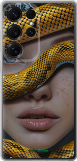 Силиконовый чехол Объятия змеи для Samsung Galaxy S25 Ultra - 6081u-3805 изображение 