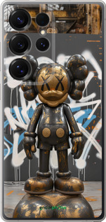 Силиконовый чехол Bronze kaws v3 для Samsung Galaxy S25 Ultra - 6099u-3805 изображение 