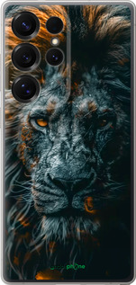 Силиконовый чехол Лев в сумерках для Samsung Galaxy S25 Ultra - 6154u-3805 изображение 