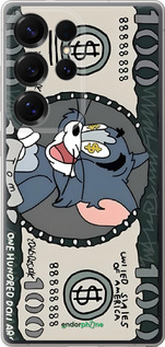 Силиконовый чехол Том и джерри для Samsung Galaxy S25 Ultra - 6291u-3805 изображение 
