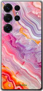 Силиконовый чехол Мрамор 2 для Samsung Galaxy S25 Ultra - 6307u-3805 изображение 
