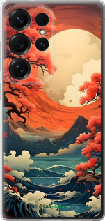 Силиконовый чехол Природа японии для Samsung Galaxy S25 Ultra - 6327u-3805 изображение 