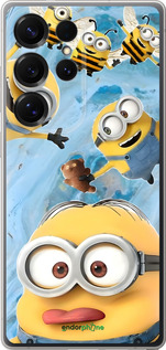 Силиконовый чехол Миньоны для Samsung Galaxy S25 Ultra - 6386u-3805 изображение 