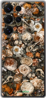 Силиконовый чехол В стиле барокко-мрачный для Samsung Galaxy S25 Ultra - 6404u-3805 изображение 