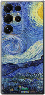 Силиконовый чехол «Звездная ночь» Винсента Ван Гога для Samsung Galaxy S25 Ultra - 6433u-3805 изображение 