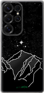 Силиконовый чехол Минималистический горный пейзаж для Samsung Galaxy S25 Ultra - 6438u-3805 изображение 