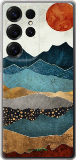 Силиконовый чехол Янтарный закат для Samsung Galaxy S25 Ultra - 6475u-3805 изображение 