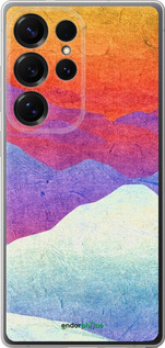 Силиконовый чехол Горный закат для Samsung Galaxy S25 Ultra - 6479u-3805 изображение 