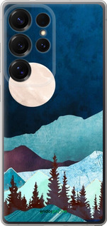 Силиконовый чехол Горная идиллия ночной пейзаж для Samsung Galaxy S25 Ultra - 6488u-3805 изображение 