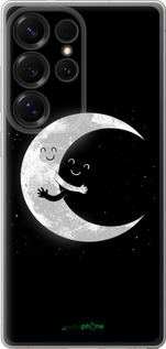 Силиконовый чехол Лунные объятия для Samsung Galaxy S25 Ultra - 6508u-3805 изображение 