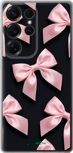 Силиконовый чехол Coquette Ribbons Dark Coquette для Samsung Galaxy S25 Ultra - 6767u-3805 изображение 