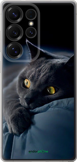 Силіконовий чохол 'Димчастий кіт' для Samsung Galaxy S25 Ultra -  зображення 3