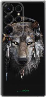 Силиконовый чехол Волк-меломан для Samsung Galaxy S25 Ultra - 875u-3805 изображение 