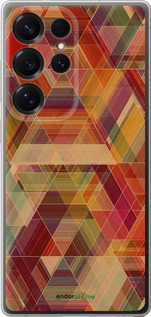 Силиконовый чехол Геометрический узор для Samsung Galaxy S25 Ultra - 904u-3805 изображение 