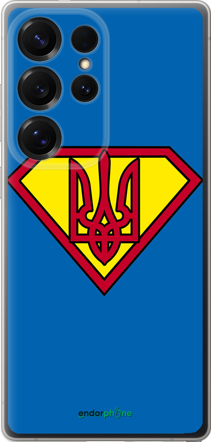 Силиконовый чехол Супер Тризуб для Samsung Galaxy S25 Ultra - 1164u-3805 изображение 