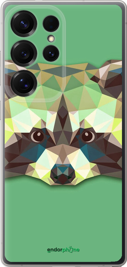 Силиконовый чехол Енот для Samsung Galaxy S25 Ultra - 1217u-3805 изображение 