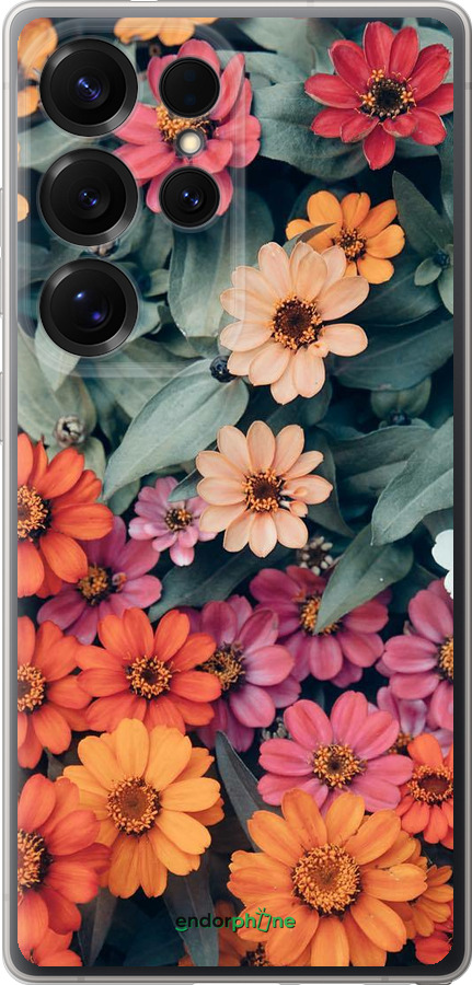Силиконовый чехол Beauty flowers для Samsung Galaxy S25 Ultra - 4050u-3805 изображение 
