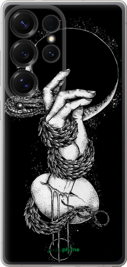 Силіконовий чехол Змія в руці для Samsung Galaxy S25 Ultra - 4149u-3805 изображение 