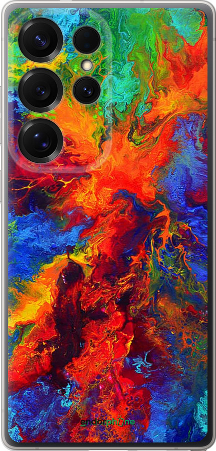 Силиконовый чехол Акварель на холсте для Samsung Galaxy S25 Ultra - 4150u-3805 изображение 