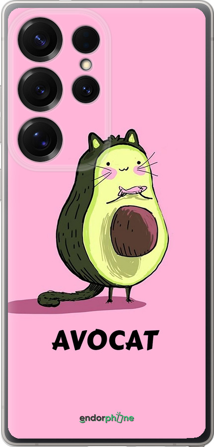 Силиконовый чехол Avocat для Samsung Galaxy S25 Ultra - 4270u-3805 изображение 