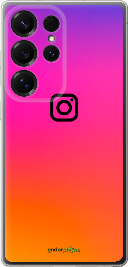 Силиконовый чехол Instagram для Samsung Galaxy S25 Ultra - 4273u-3805 изображение 