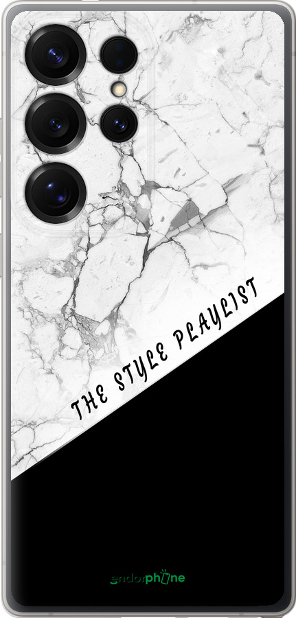 Силиконовый чехол The style playlist для Samsung Galaxy S25 Ultra - 4308u-3805 изображение 