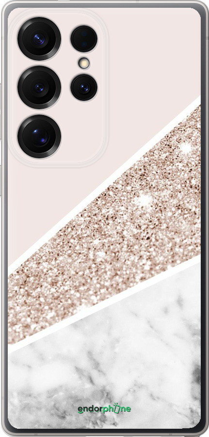 Силіконовий чехол Пастельний мармур для Samsung Galaxy S25 Ultra - 4342u-3805 изображение 